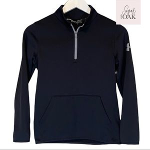 Under Armour | Youth Medium | Quarter Zip Pullover | Black